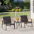 2 Person Outdoor Seating Set with Weather Resistant Frame and Durable Mesh Fabric 3 Piece Set-113688887
