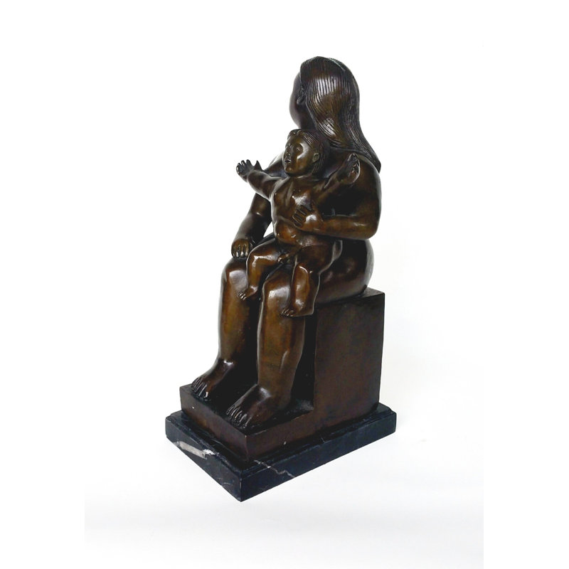 Figurine maman et enfant diweight Mahan
