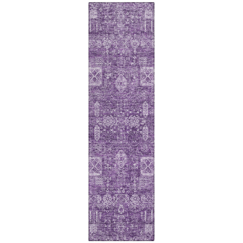 Floral Indoor / Outdoor Rug, Runner 2'3" x 7'6"