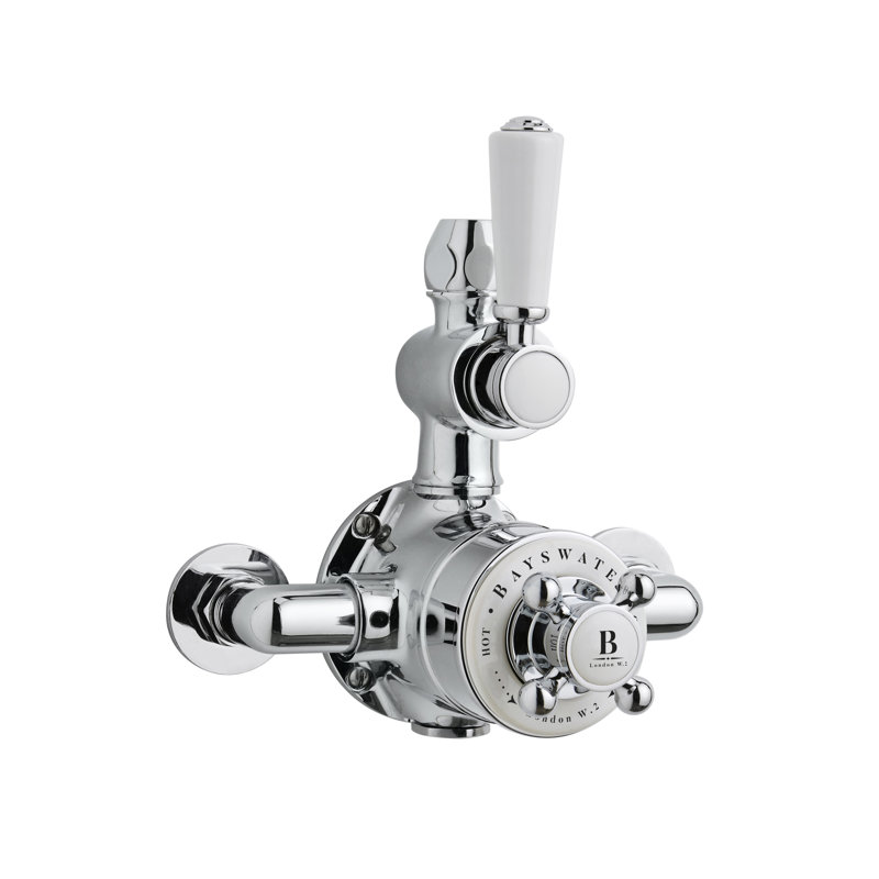 Double Exposed Thermostatic Shower Valve