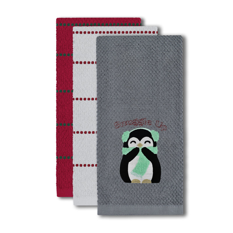 Cotton Tea Towel Kitchen Towel, Grey