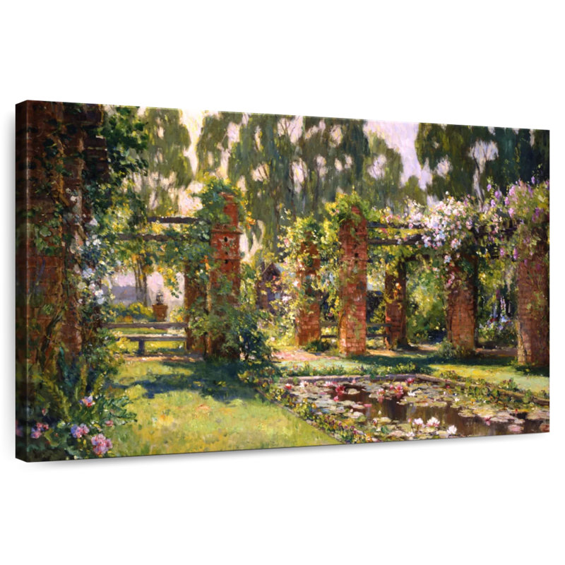 Senne The Lily Pond, 20" H x 30" W