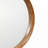 Brindell Solid Wood Frame Round Mirror