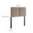 Modway Lindee Headboard-98135998-98135996