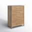 Solid Wood 101.6cm W 5 - Drawer Chest of Drawers