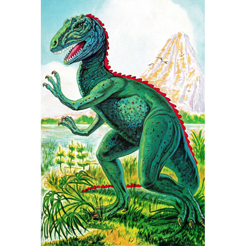 Ceratosaurus by Curtis - Wrapped Canvas Print, 46 cm H x 30 cm W