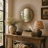 Cicely Gold Metal Starburst Room Wall Mirror