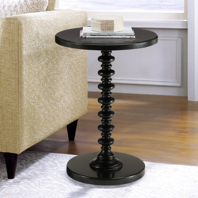 Table traditionnelle traditionnelle noire - idéale pour rassembler et travailler le côté élégant en bois
