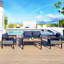 Ensemble de canapé en fer multi-personnes avec décoration de table en rotin imperméable et antirouille pour jardin-1650960266