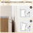 Gerius Fluted 6 Drawers Dresser, Yellow-105517498
