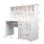 Bureau d'ordinateur à domicile avec huche-118029415