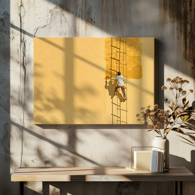 The Painter Canvas Print