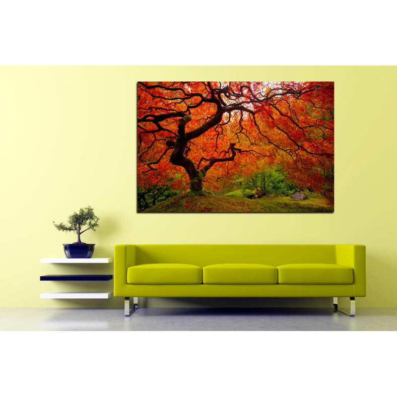 «Tree Fire» par Darren White, art mural sur toile, H 26 po x l 40 po x P 1,25 po
