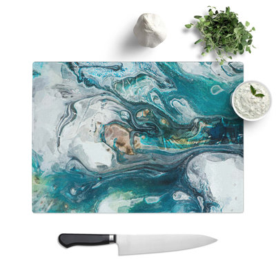 Glass Imagine The Story in Abstract Chopping Board