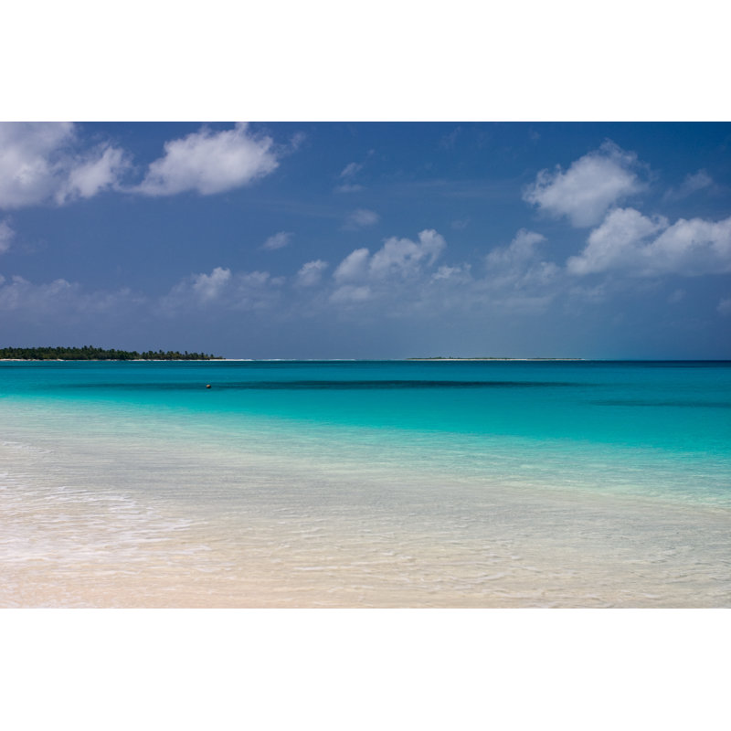 Bikini Atoll Lagoon by CharlesWhiting - Wrapped Canvas Print, 30cm H x 46cm W x 3.8cm D