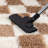 Beige and camel-colored checkered area rug, slip-resistant, durable, and soft, ideal for nurseries, playrooms, and living rooms.-1019347580-1019347578