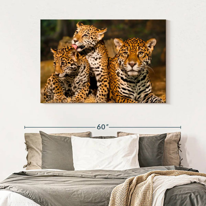 Brampt Jaguar Tribe, 32" H x 48" W