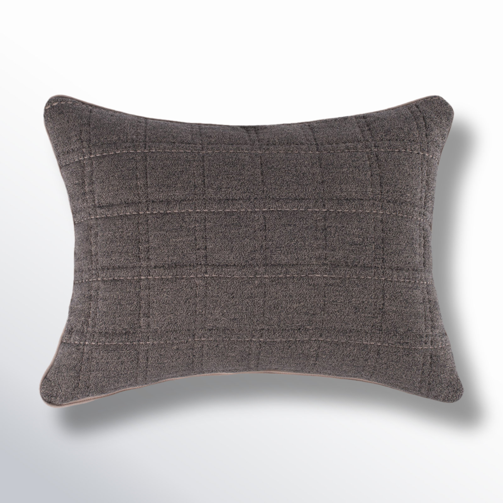 Gana Cotton Shams, Standard/Twin, Granite