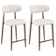 Tabouret de bar 26 po à hauteur de comptoir avec pieds en métal-253721409-253721413