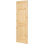 Porte coloniale standard en bois de pin noueux brut