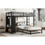 Ensemble de lit superposé peu encombrant Sniggle avec placard intégré, lit gigogne escamotable et bureau pliable-116162368