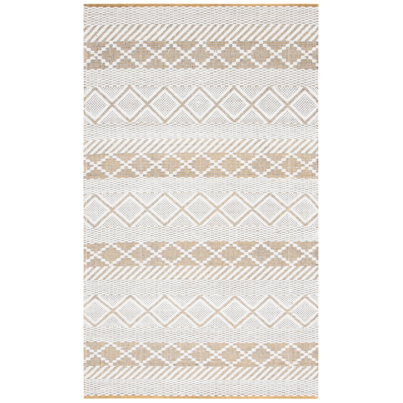Tapis marocain en laine tissé à la main Natura, Rectangle 5 pi x 8 pi