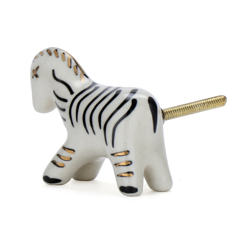 Paquet de 5 boutons surdimensionnés Zebra Bennett