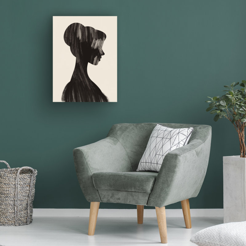 «Little Dean Silhouette», art sur toile, H 18 po x l 24 po