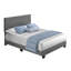 Chloe Linen Upholstered Platform Bed Frame-116605825-116605836