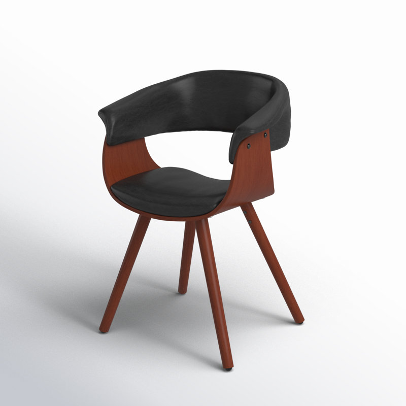 Chaise de salle à manger Gauri, Noir, noir, noir, noir