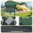 Outdoor Camping Chair, Portable Chair with Armrests, Cooler, Cup Holder & Storage Bag, Lightweight, Heavy Duty for Camping (Green 1 Pack)