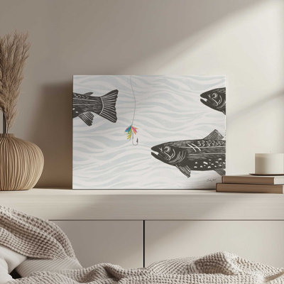 «Fly Fishing III» par Courtney Prahl, reproduction d'art