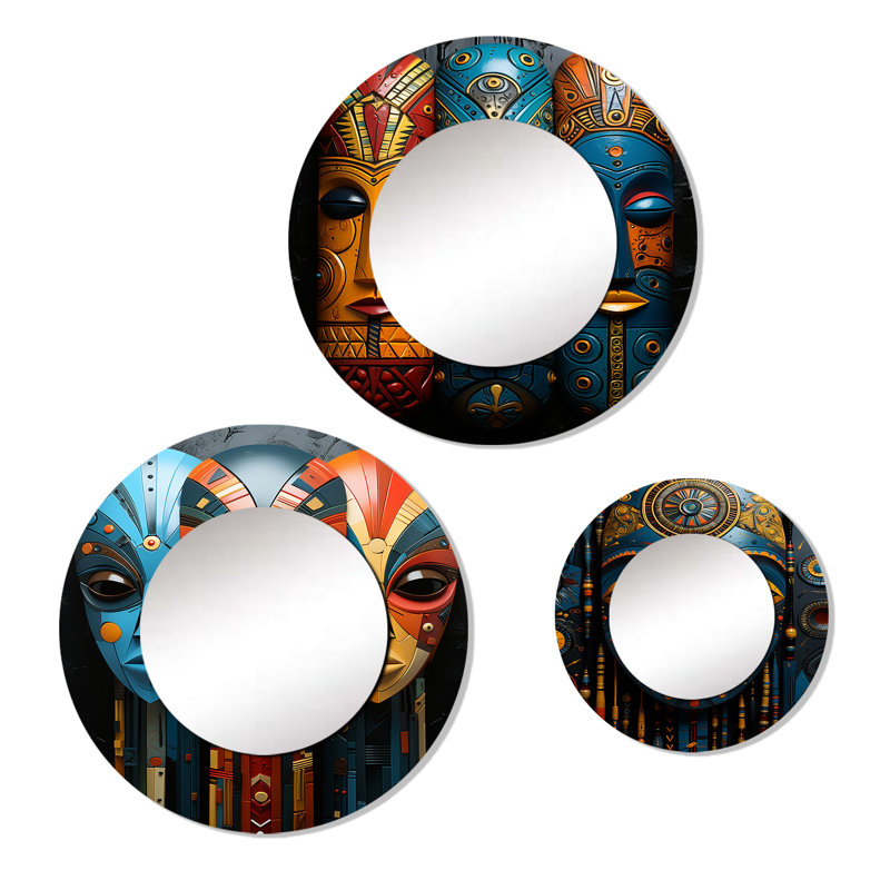 Lolar Metal Round Mirror