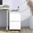 2 Drawer Metal  Mobile File Cabinet, Rolling File Cabinet With Lock For Hanging Legal/Letter/A4 Size,Fully Assembled Except Wheels-1363766117