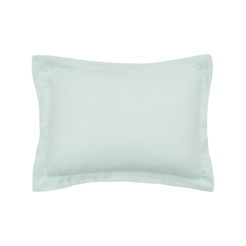 Preston Cotton Standard Sham, Sea Glass, Standard