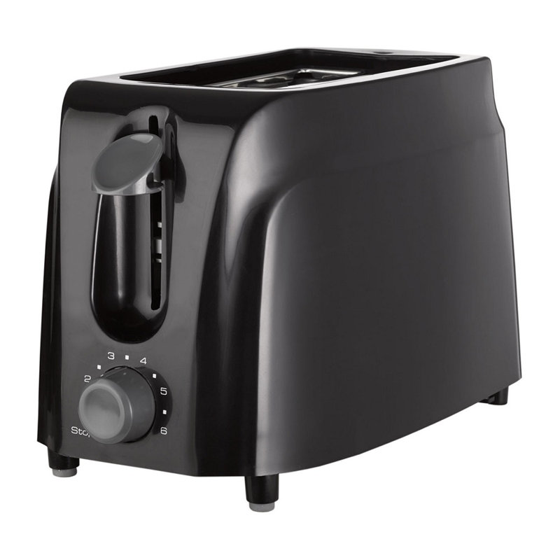 2 Slice Cool Touch Toaster, Black