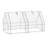 6' X 3' X 3' Portable Mini Greenhouse Outdoor Garden With Large Zipper Doors And Water/UV PE Cover, White-125113345