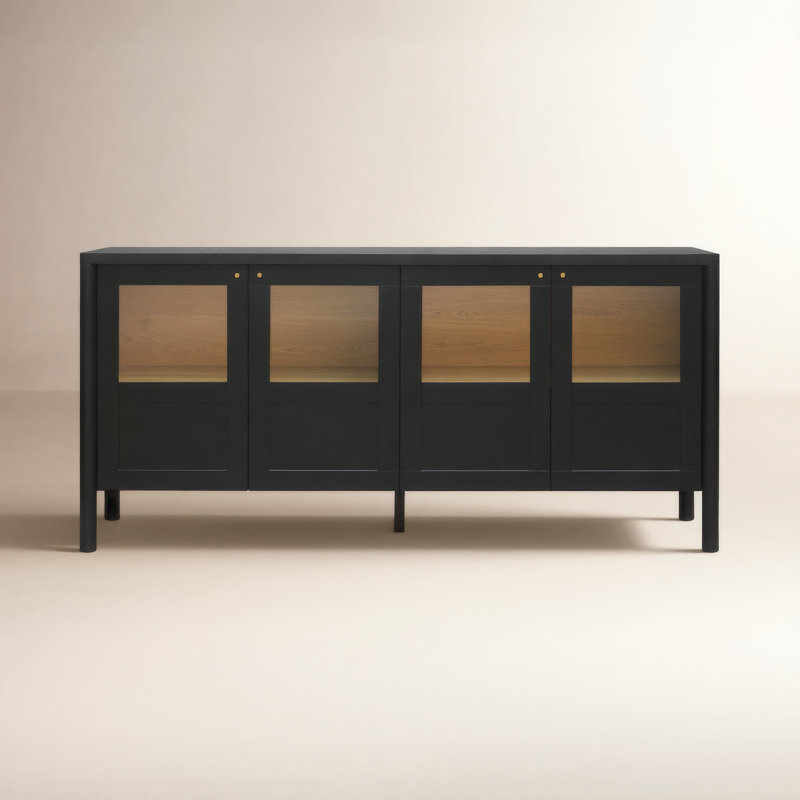Aboubakr 72.8'' Sideboard, Black