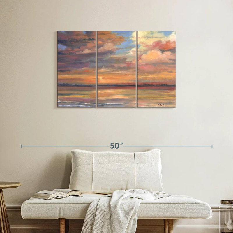 Gillard Shell Island Sunset, 24" H x 38" W
