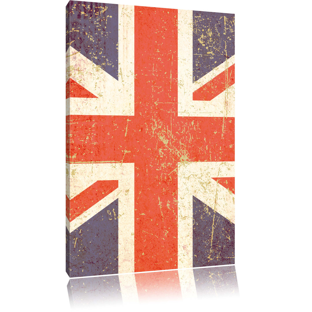 Leinwandbild Union Jack, Grafikdruck