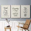 «Blue Crest I», ensemble de 3 encadrements d'art textuel sur toile-955750399-955750391