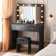 Justan Vanity Set with Stool and Mirror
