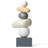 5.9"×3.3"×12.8" Eco-Friendly Resin Sculpture - Minimalist Balanced Good Luck Statue for Home Office