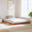 Vidaxl Bed Frame Wax Double Solid Wood Pine-2038989914-2065179168