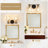 2-Light Hammered Glass Vanity Light