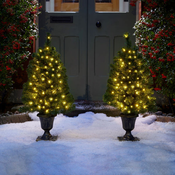 Lighted Artificial Christmas Tree