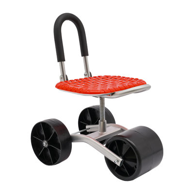 Odarrius Stool Stable Sturdy Cart Adjustable Seat Height and Direction for Gardening by Arlmont & Co.