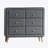 Dresser, Light Gray Fabric