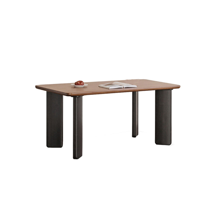 Table de salle à manger en bois massif de haute qualité, 29,52 x L 62,99 po x l 33,46 po