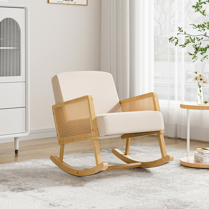 Linen Rocking Chair